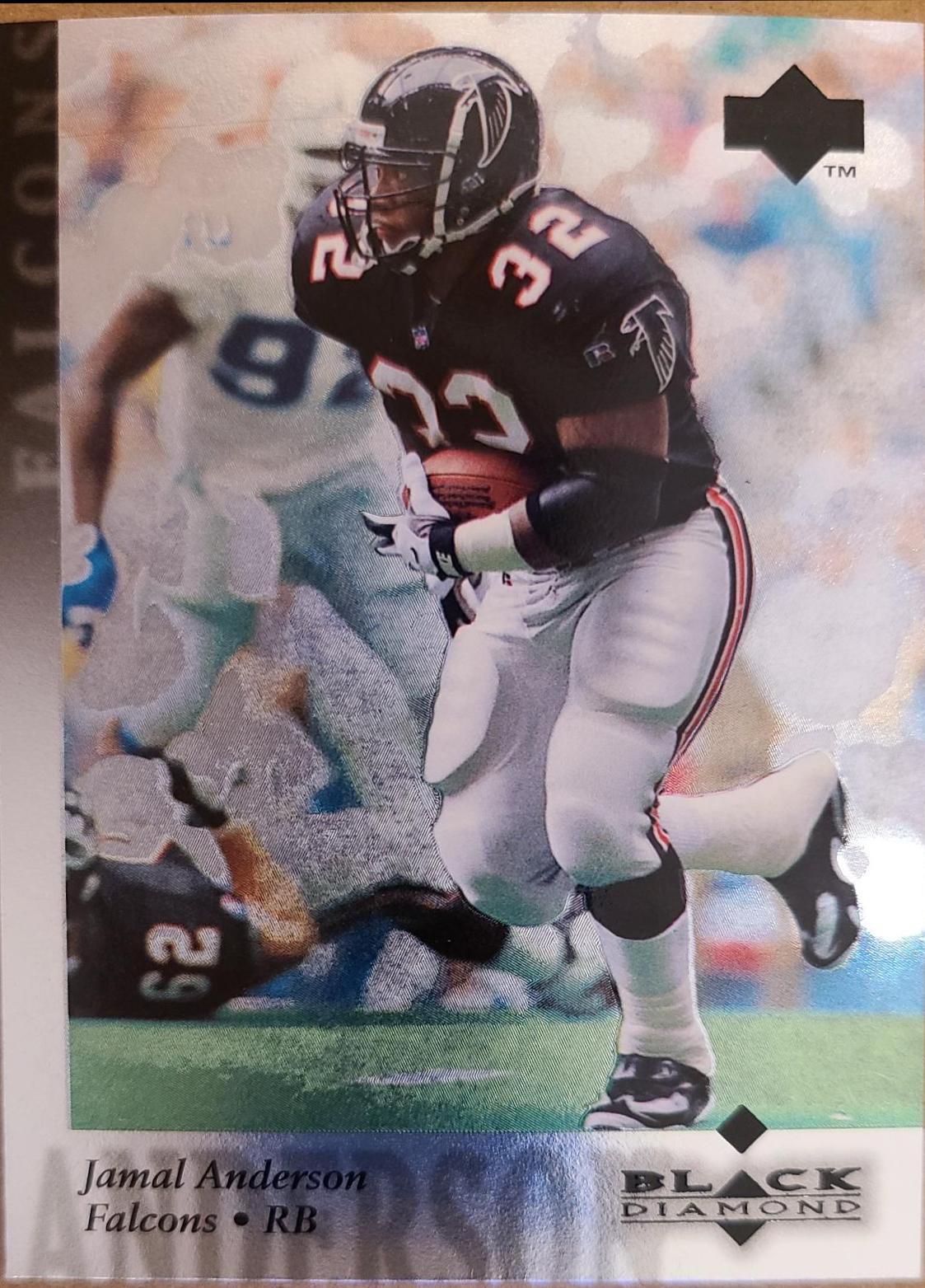 Jamal Anderson #35 1997 Upper Deck Black Diamond Football