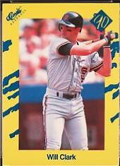 Will Clark #T7 Baseball Cards 1990 Classic