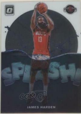 James Harden #1 Basketball Cards 2019 Panini Donruss Optic Splash