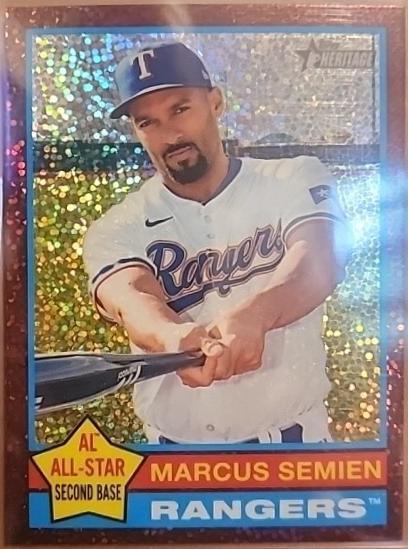 Marcus Semien [Burgundy Sparkle] #400