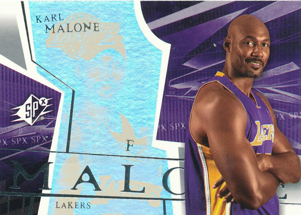 Karl Malone #35 Basketball Cards 2003 Spx