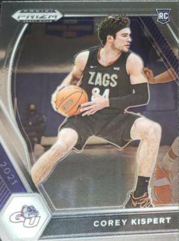 Corey Kispert #8 Basketball Cards 2021 Panini Prizm Draft Picks