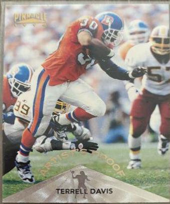 Terrell Davis #29 Football Cards 1996 Pinnacle