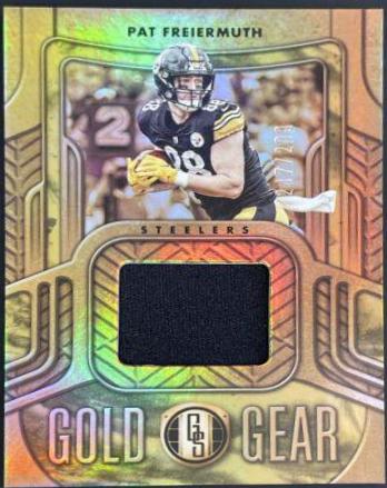 Pat Freiermuth #GG-PFR 2022 Panini Gold Standard Football Gold Gear