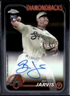 Bryce Jarvis #RA-BJ Baseball Cards 2024 Topps Chrome Rookie Autograph