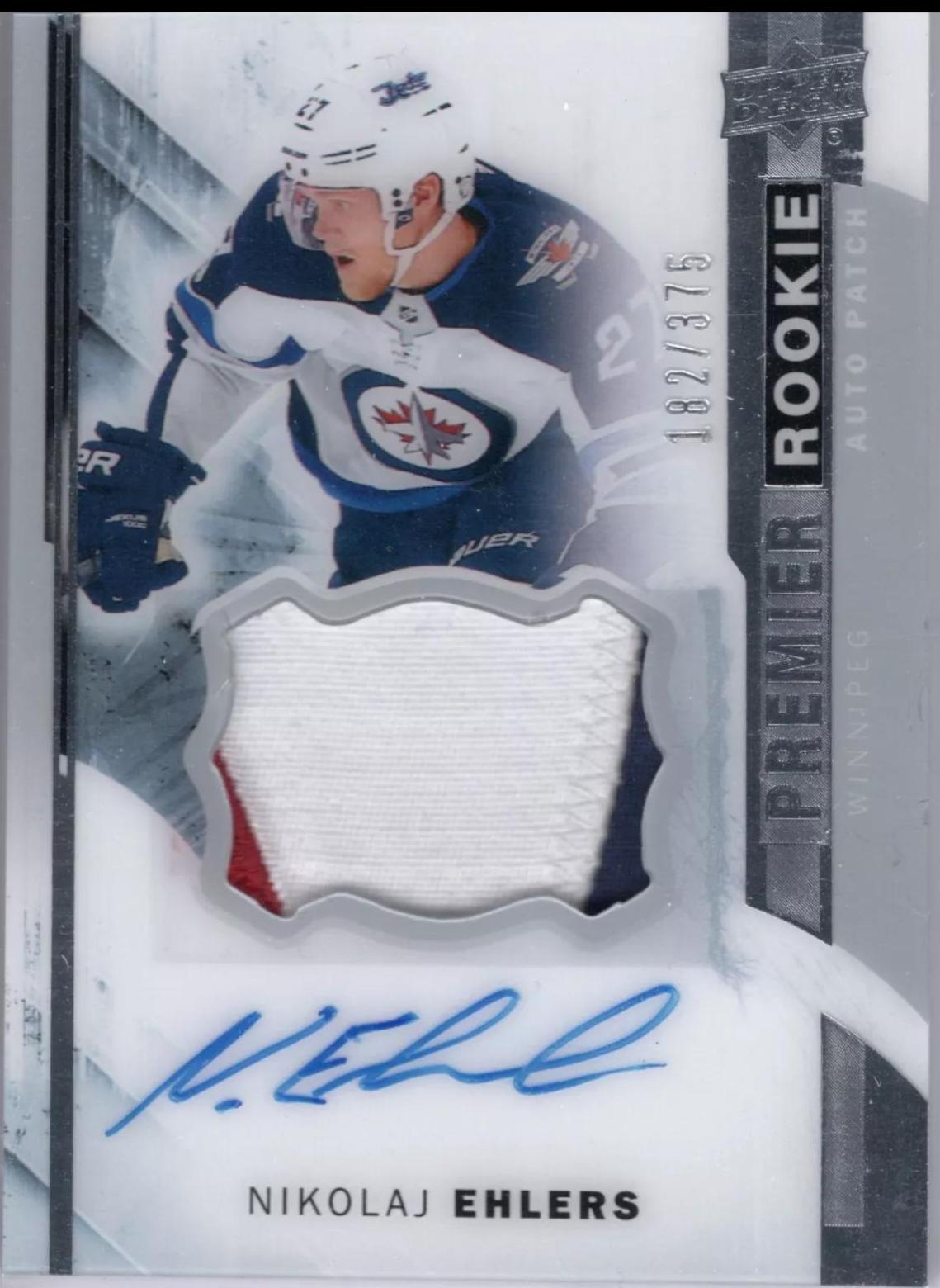 Nikolaj Ehlers #110 Hockey Cards 2015 Upper Deck Premier