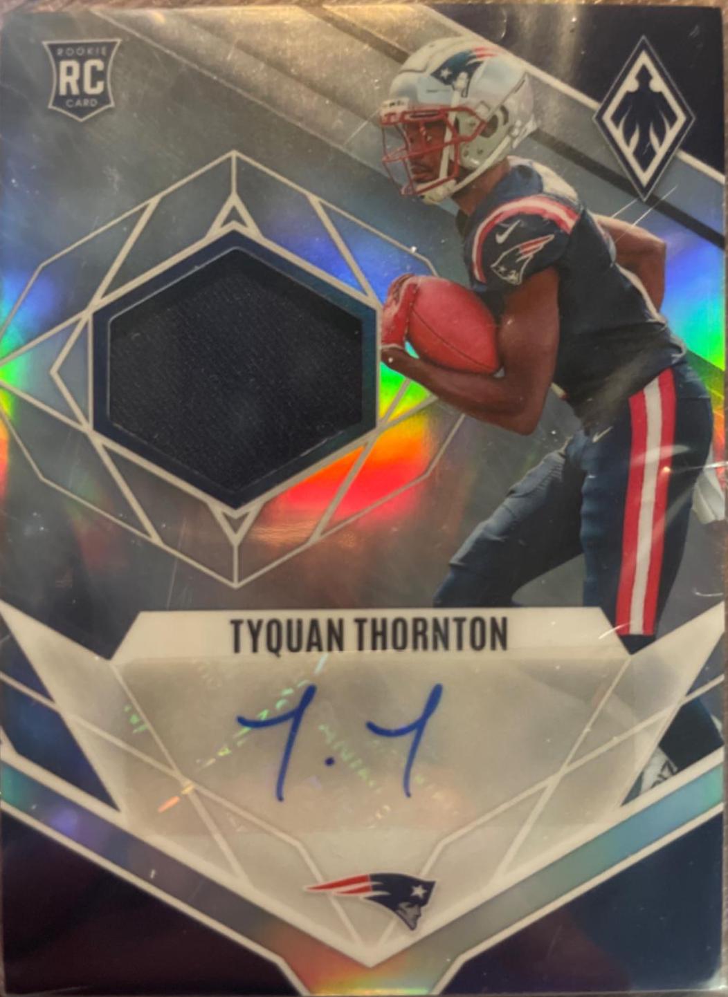 Tyquan Thornton #RJA-TT Football Cards 2022 Panini Phoenix RPS Rookie Auto Jersey