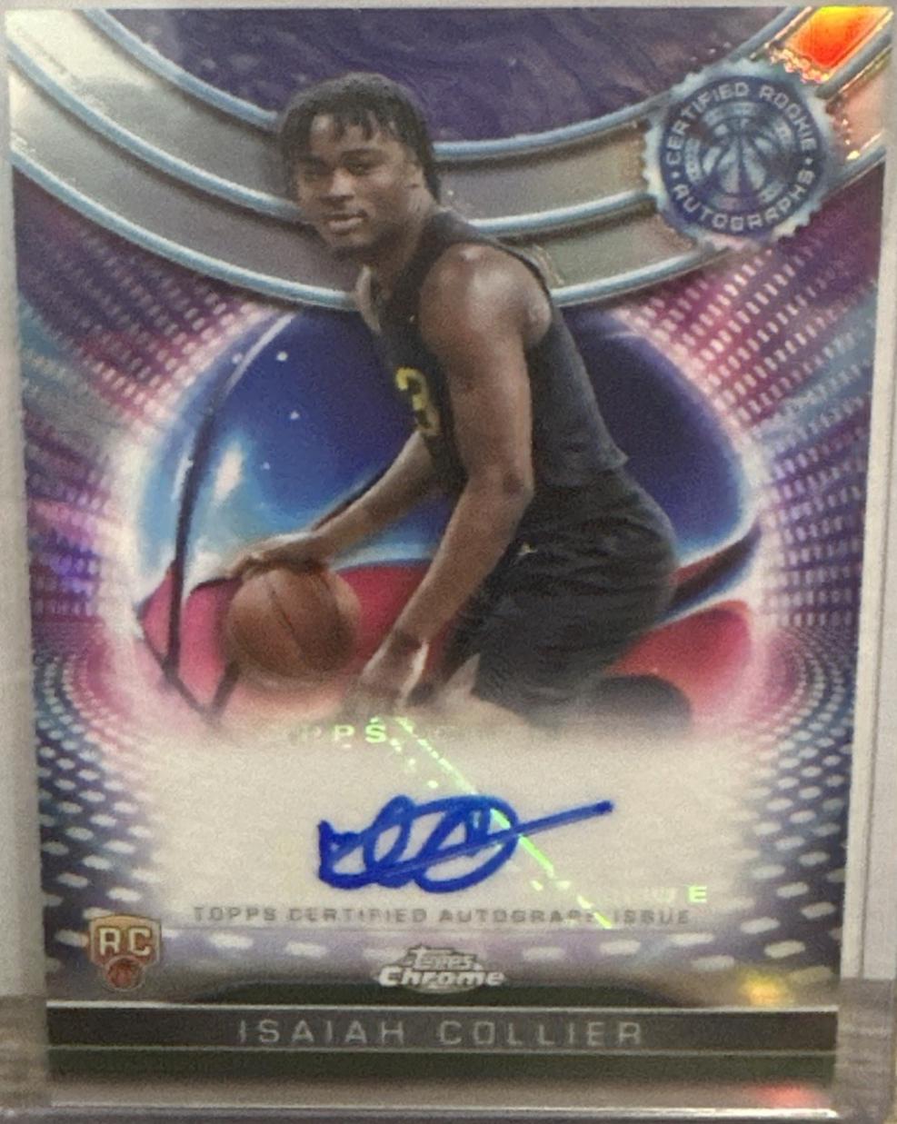 Isaiah Collier #TCRA-IC 2024-25 Topps Chrome Basketball Topps Certified Autograph Issue Rookies
