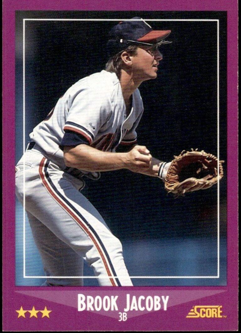 Brook Jacoby #39 Baseball Cards 1988 Score Glossy