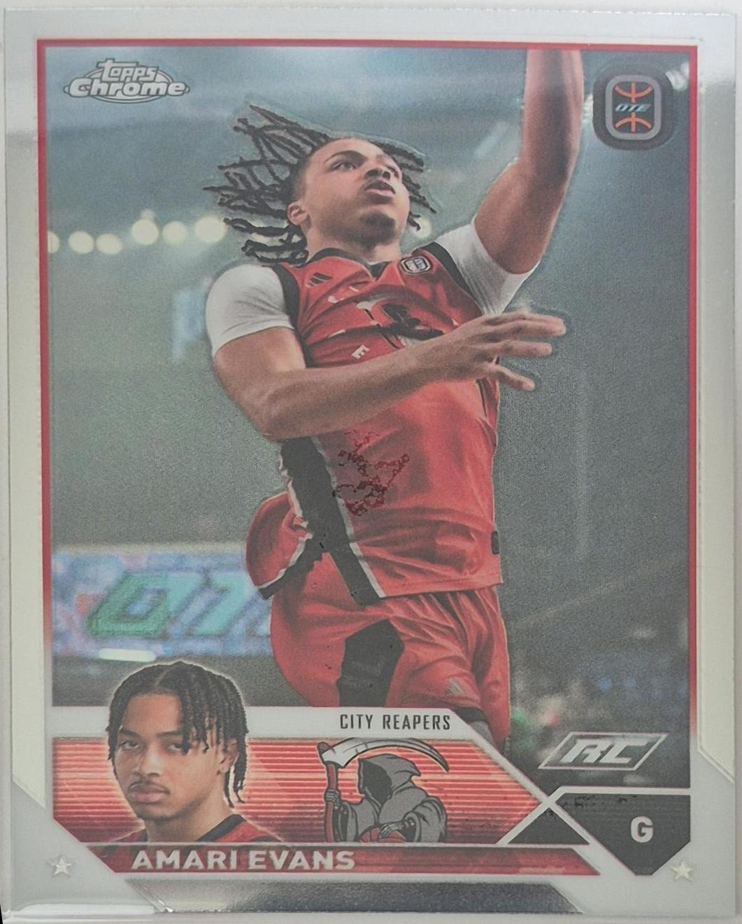 Amari Evans #32 2023 Topps Chrome Overtime Elite Basketball