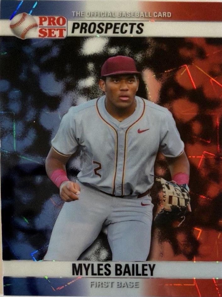 Myles Bailey #90B-142 2026 Pro Set Metal 1990 Baseball