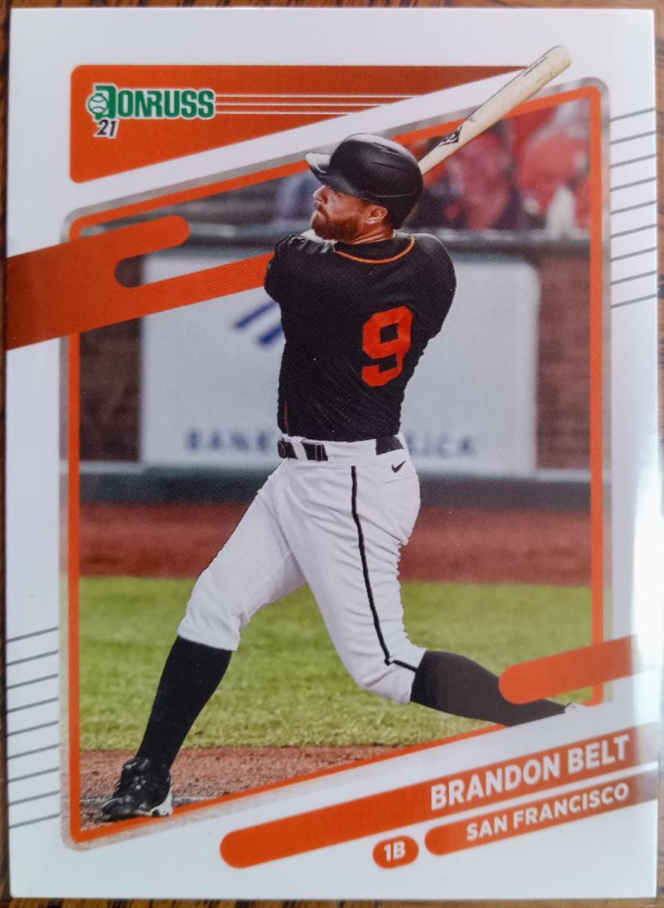 Brandon Belt #156 Baseball Cards 2021 Panini Donruss