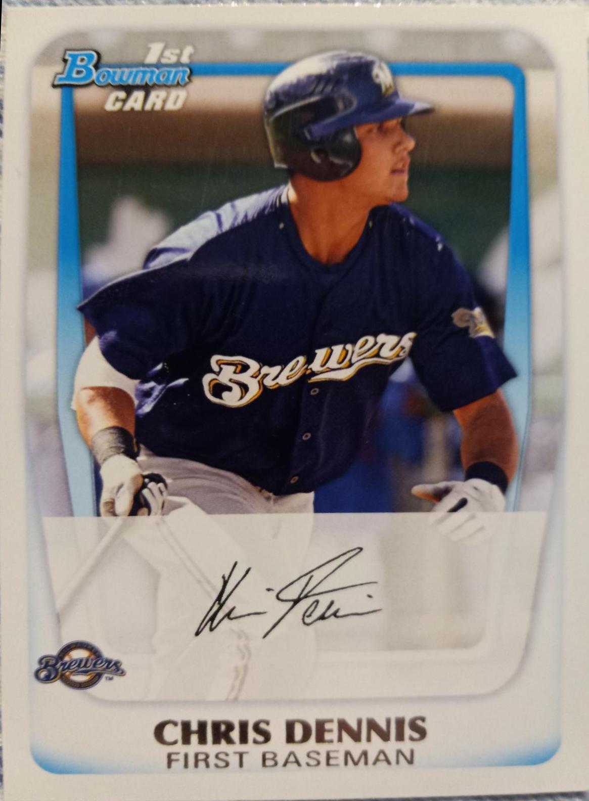Chris Dennis #BP2 Baseball Cards 2011 Bowman Prospects