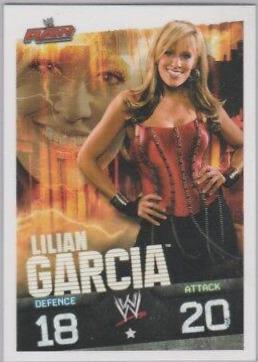 Lilian Garcia Wrestling Cards 2009 Topps WWE Slam Attax