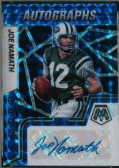 Joe Namath #AM-JN Football Cards 2022 Panini Mosaic Autographs