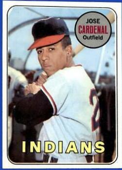 Jose Cardenal #325 1969 Topps Baseball