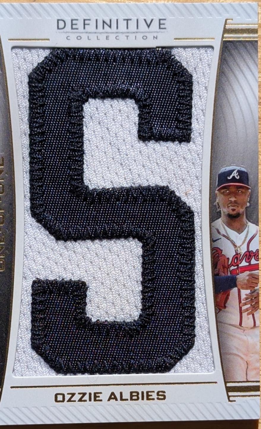 Ozzie Albies #DNC-OA 2023 Topps Definitive Collection Baseball Nameplates