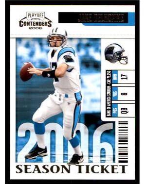 Jake Delhomme #12 Football Cards 2006 Playoff Contenders