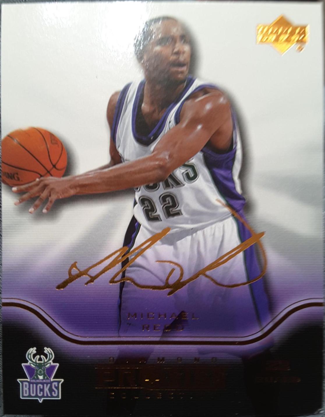 Michael Redd #46 Basketball Cards 2004 Upper Deck Pro Sigs