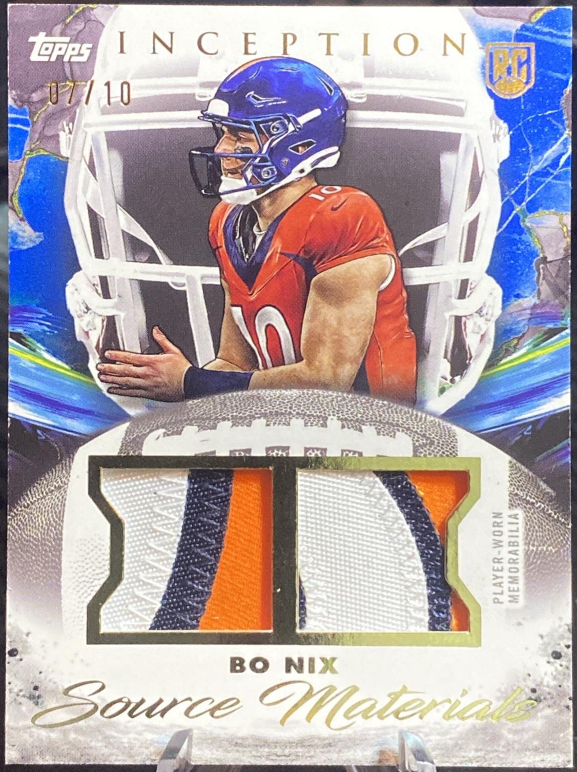 Bo Nix [Blue] #SM-BN