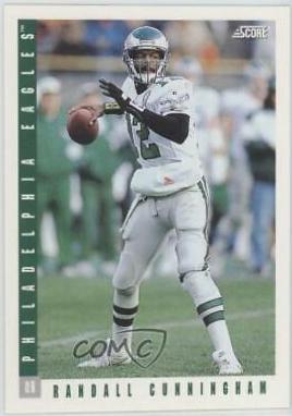 Randall Cunningham #260 Football Cards 1993 Panini Score
