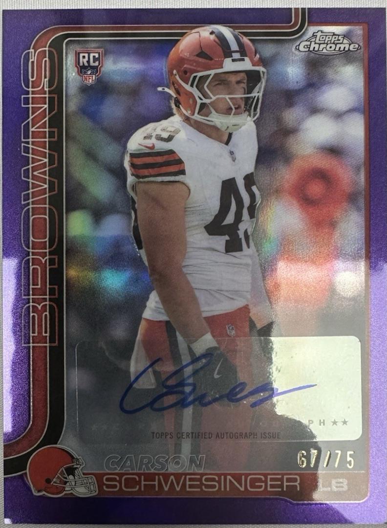 Carson Schwesinger [Purple Refractor] #RRA-CSC