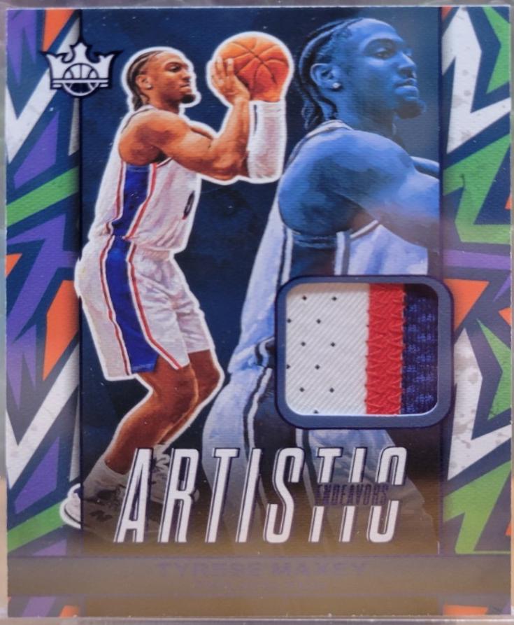 Tyrese Maxey #2 2025 Panini Court Kings Artistic Endeavors Basketball