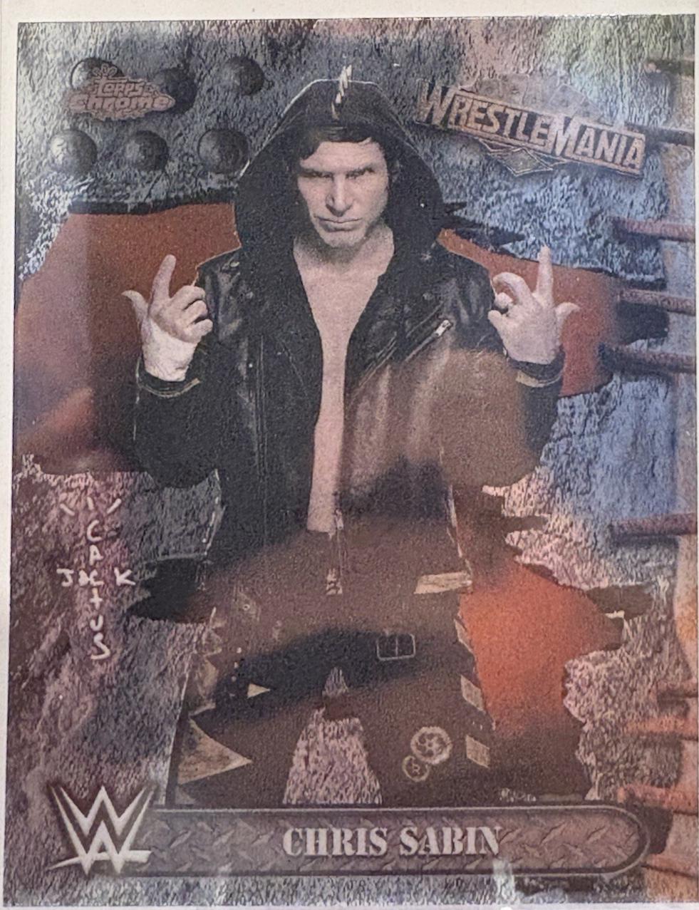 Chris Sabin #83 Wrestling Cards 2025 Topps Chrome WWE Cactus Jack