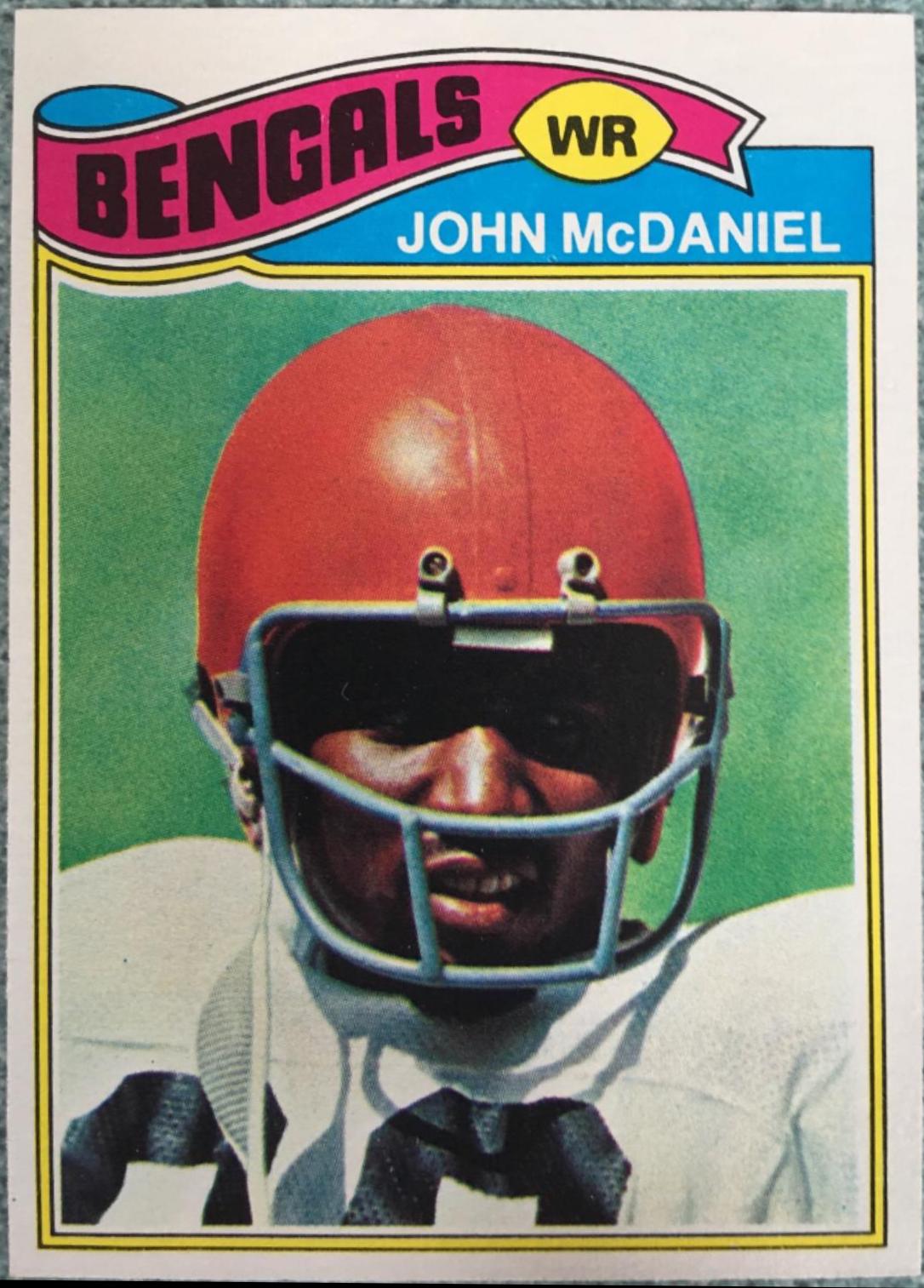 John McDaniel #89 Football Cards 1977 Topps