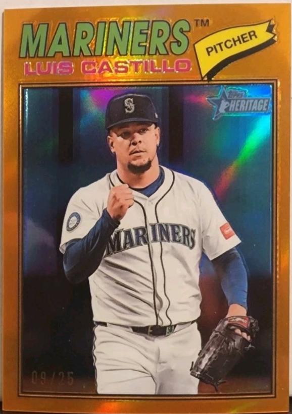 Luis Castillo [Orange Bordered Chrome] #24