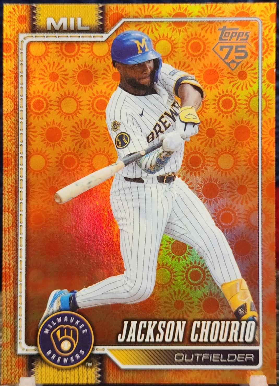 2026 Jackson Chourio [Holo Foil Orange] #448