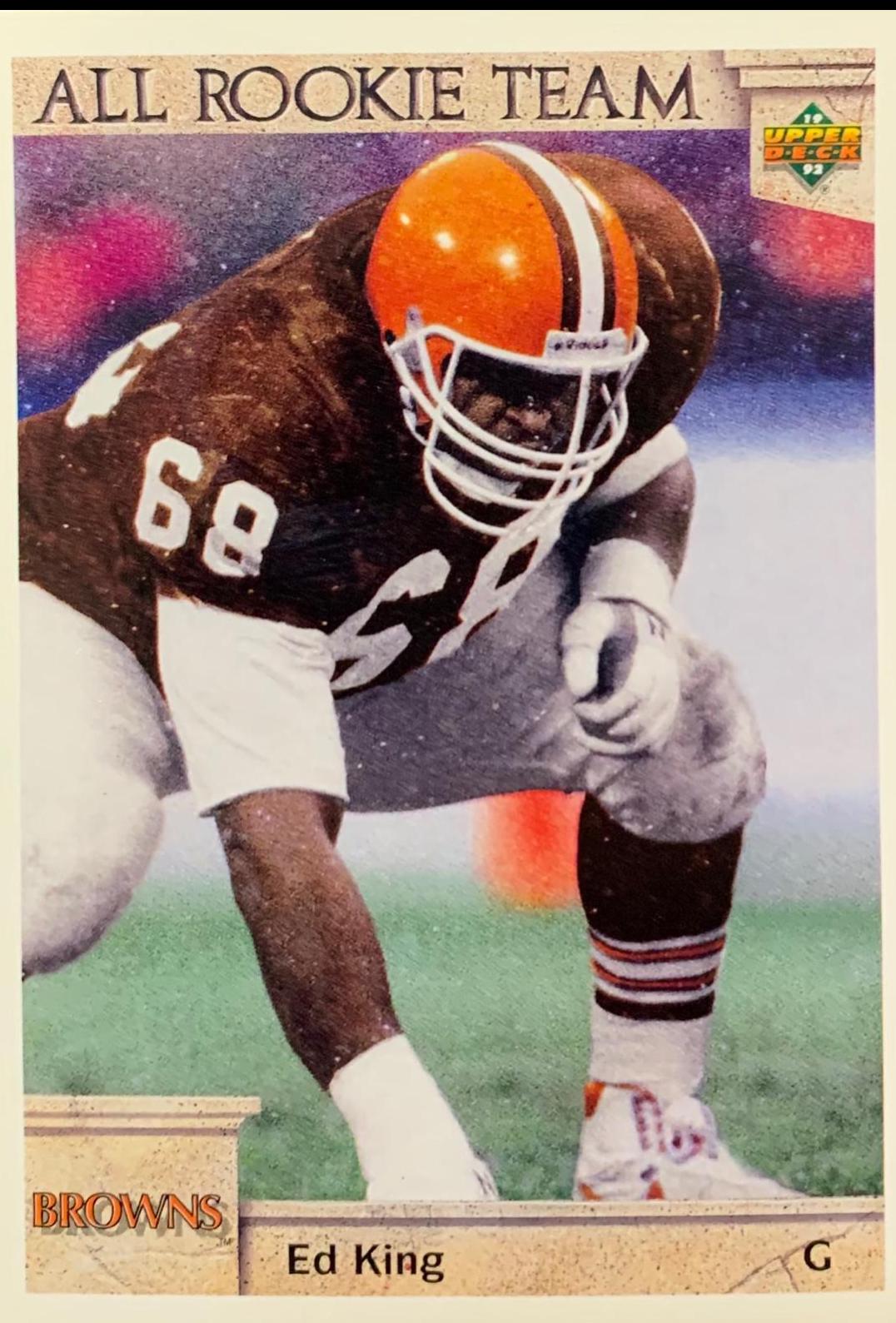 Ed King #40 Football Cards 1992 Upper Deck