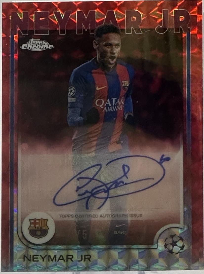 Neymar Jr [Red Refractor] #CA-NE