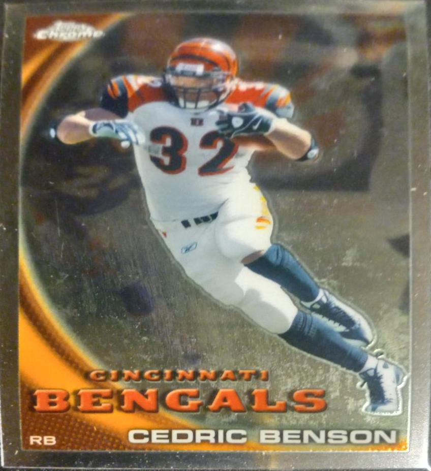 Cedric Benson #C181 2010 Topps Chrome Football