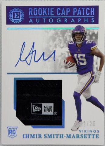 Ihmir Smith Marsette [Cap Patch Autograph Sapphire] #161