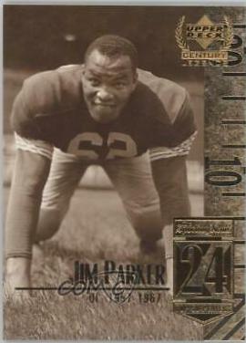 Jim Parker #24 Football Cards 1999 Upper Deck Century Legends