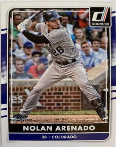 Nolan Arenado #66 2016 Panini Donruss Baseball