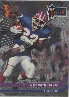 Kenneth Davis #ESS-73 Football Cards 1993 Wild Card Stat Smashers