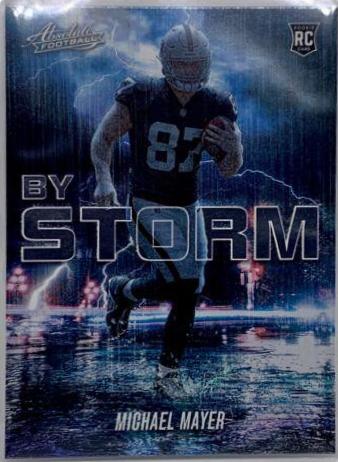 Michael Mayer #BST-16 Football Cards 2023 Panini Absolute By Storm