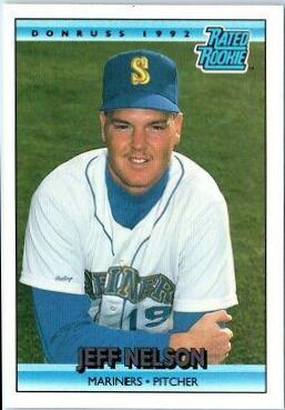 Jeff Nelson #408 Baseball Cards 1992 Donruss