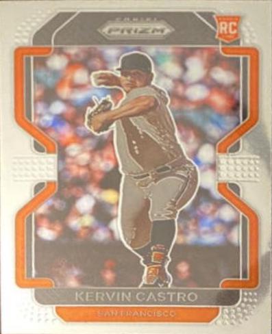 Kervin Castro #34 Baseball Cards 2022 Panini Prizm