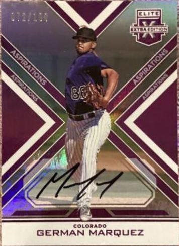 German Marquez [Autograph Aspirations Purple] #42