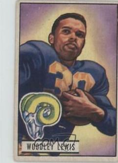 Woodley Lewis #5 Football Cards 1951 Bowman