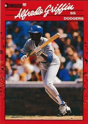 Alfredo Griffin #195 Baseball Cards 1990 Donruss