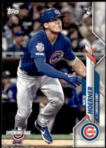 Nico Hoerner #12 Baseball Cards 2020 Topps Opening Day