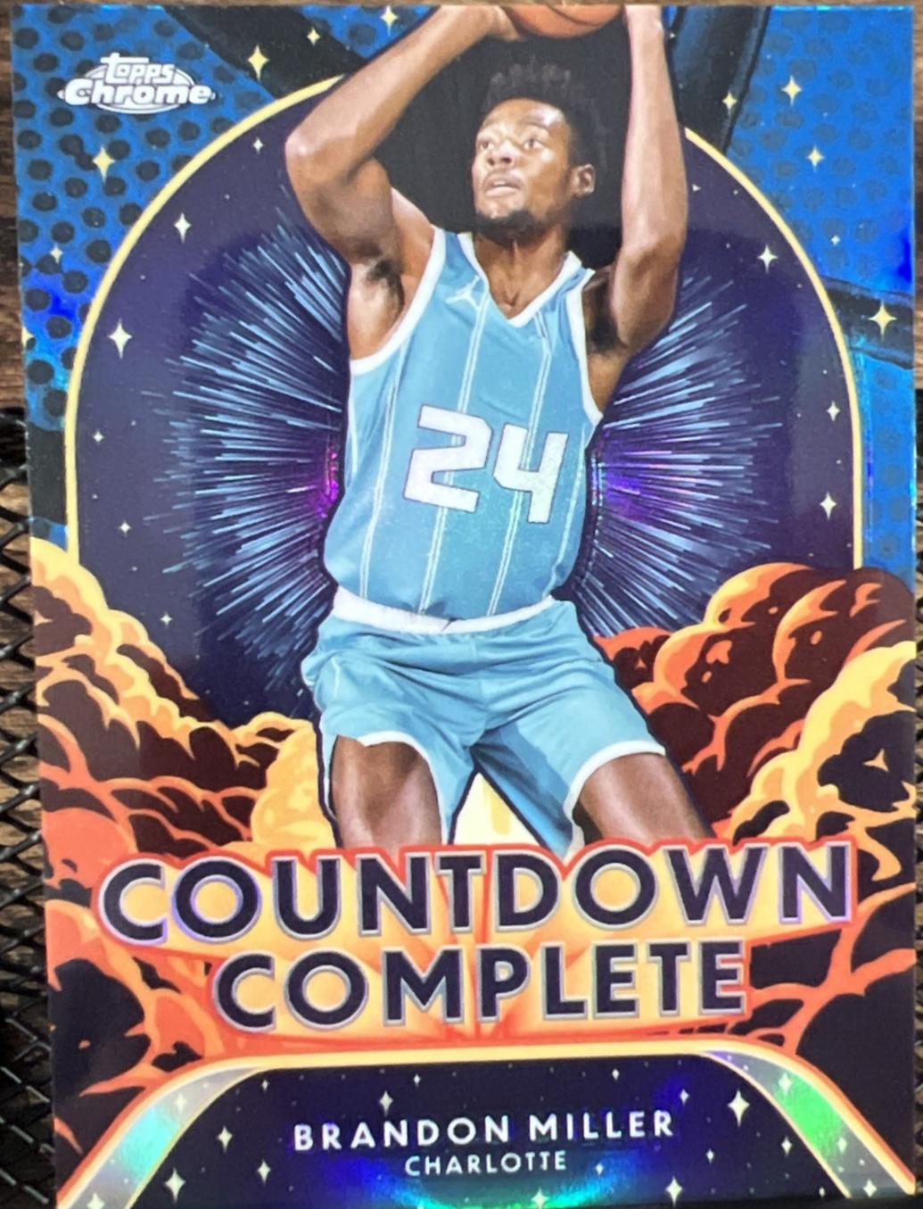 Brandon Miller [Blue Basketball Refractor] #CC-5