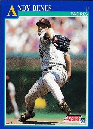 Andy Benes #538 Baseball Cards 1991 Score