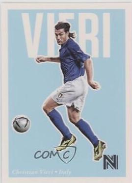 Christian Vieri #32 Soccer Cards 2017 Panini Nobility