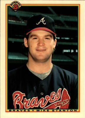 Mike Stanton #4 Baseball Cards 1990 Bowman Tiffany