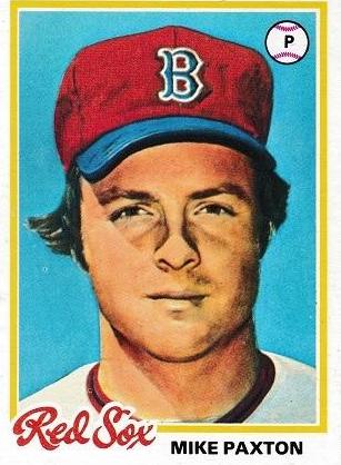 Mike Paxton #216 Baseball Cards 1978 Topps